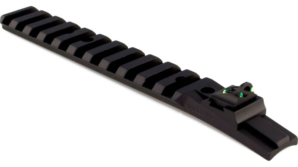 USED Williams Gun Sight Tactical Ace In The Hole Picatinny Scope Rail for Mossberg 500, Green, 71035, EDEMO3, Used, Condition Fair, Installed/Mounted