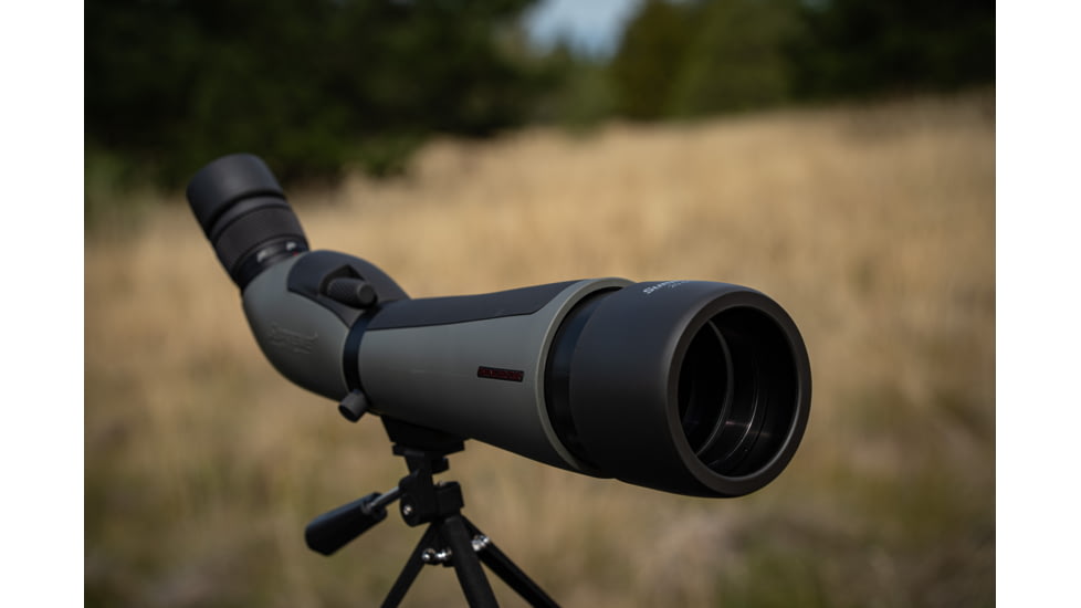 Winchester Supreme Optics W20-60x65mm Spotting Scope, Black/Gray, WQ-SS-SPRM12-20-60x65