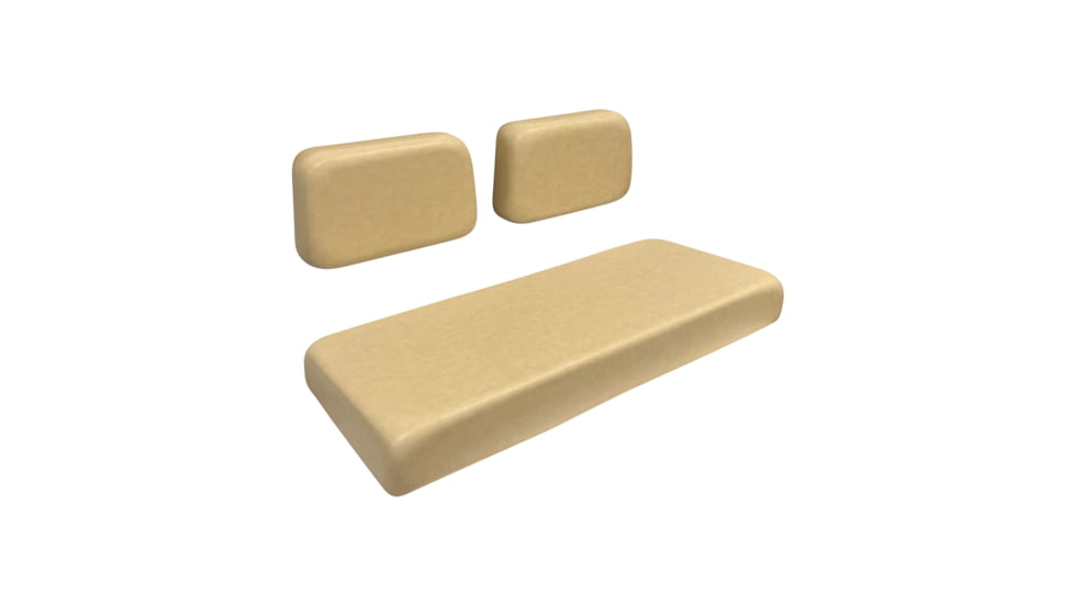 Wise Golf Cart Front Seat Complete Set, Club Car DS, Model Years 1979-1999, Buff, Large, WG003B-7743