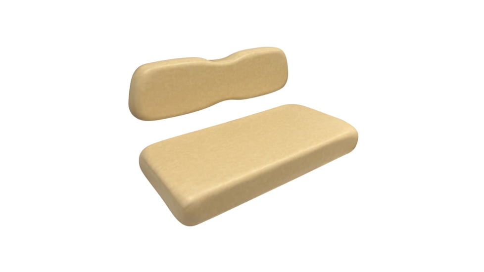 Wise Golf Cart Front Seat Complete Set, Club Car DS, Model Years 2000+, Buff, Large, WG002B-7743
