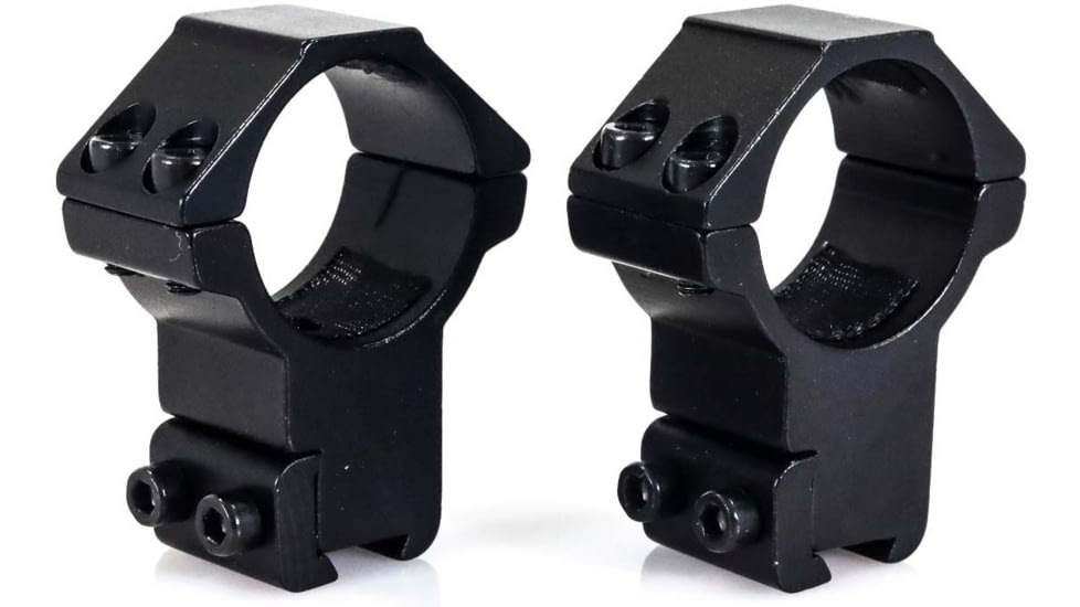 Wulf Optics Match Rifle Scope Rings, High, 09-11 mm, Black, 30mm, WU5019