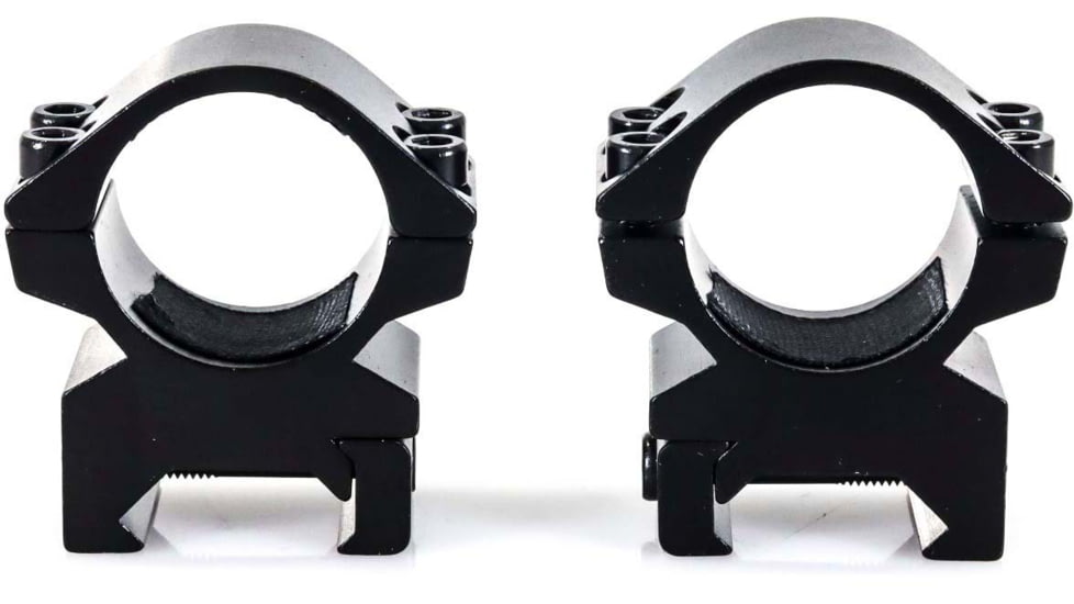 Wulf Optics Match Rifle Scope Rings, High, Picatinny, Black, 1, WU5008
