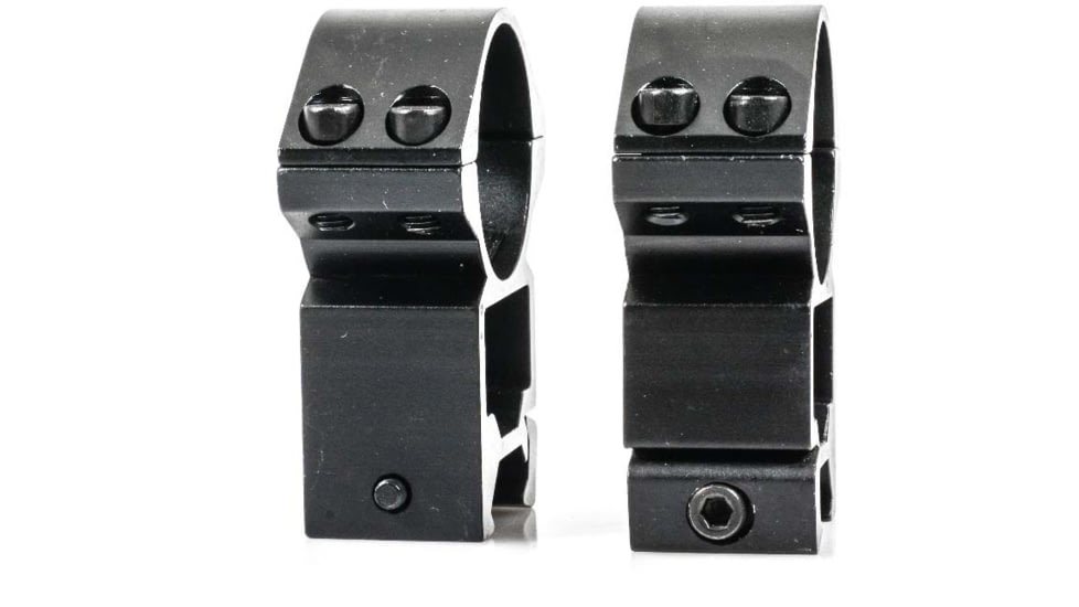 Wulf Optics Match Rifle Scope Rings, High, Picatinny, Black, 30mm, WU5012