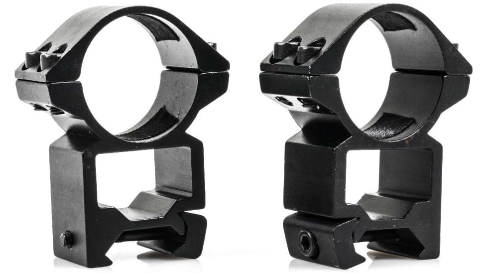 Wulf Optics Match Rifle Scope Rings, High, Picatinny, Black, 30mm, WU5012