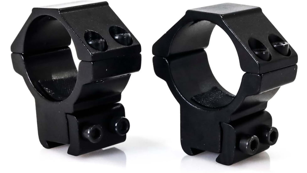 Wulf Optics Match Rifle Scope Rings, Medium, 09-11 mm, Black, 30mm, WU5020