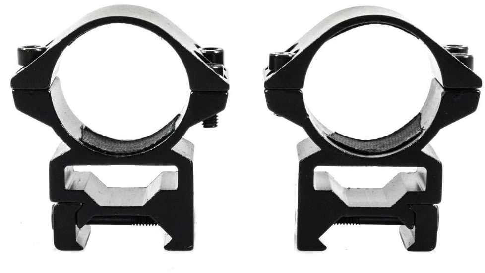 Wulf Optics Match Rifle Scope Rings, Medium, Picatinny, Black, 30mm, WU5011