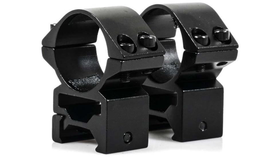 Wulf Optics Match Rifle Scope Rings, Medium, Picatinny, Black, 30mm, WU5011