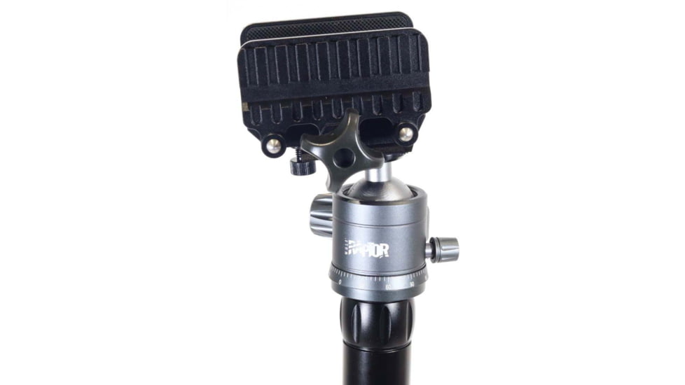 Wulf Optics RAPTOR Carbon Fibre Tripod Shooting System w/ Ball Head, Gun Clamp and Arca Adapter Kit, Grey, WU7300