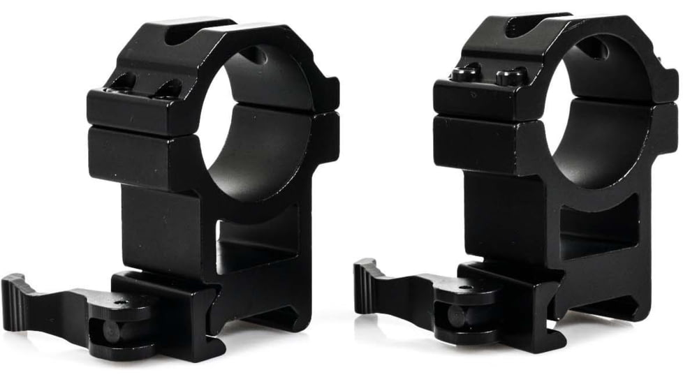Wulf Optics Wulf Rings w/ Quick Release Lever, Black, 30mm, WU3022