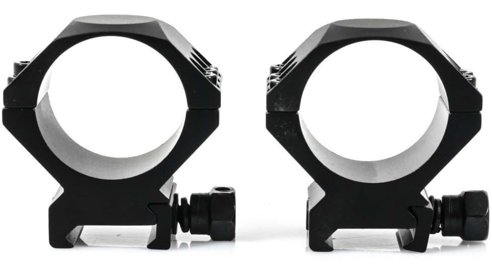 Wulf Optics Wulf Tactical Rifle Scope Rings, 6 Screw, Medium, Black, 34mm, WU8005