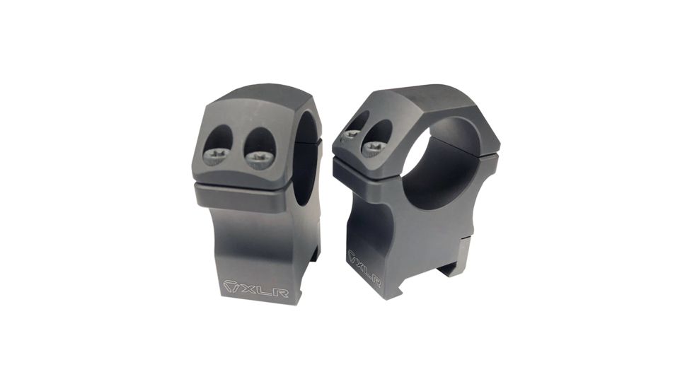 XLR Precision Rifle Scope Rings, 1 inch, High Profile 1.30in, Black, High Profile, R10H