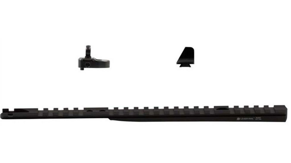 XS Sight Systems Lever Rail Ghost Rifle Scope Ring WS, Marlin 30AS, dvtl front, Matte Black, Standard, ML-1005-5