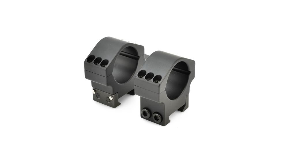 Precision Hardcore Gear Force Recon Tactical Rings, w/ level - 30MM Medium, Black, HC-91511