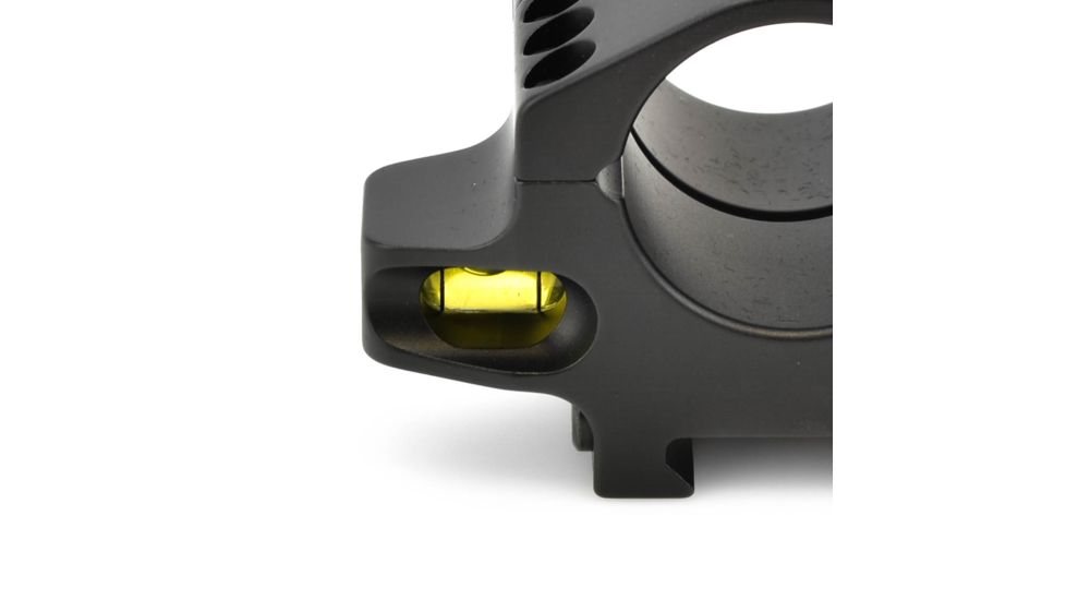 Precision Hardcore Gear Force Recon Tactical Rings, w/ level - 30MM Medium, Black, HC-91511