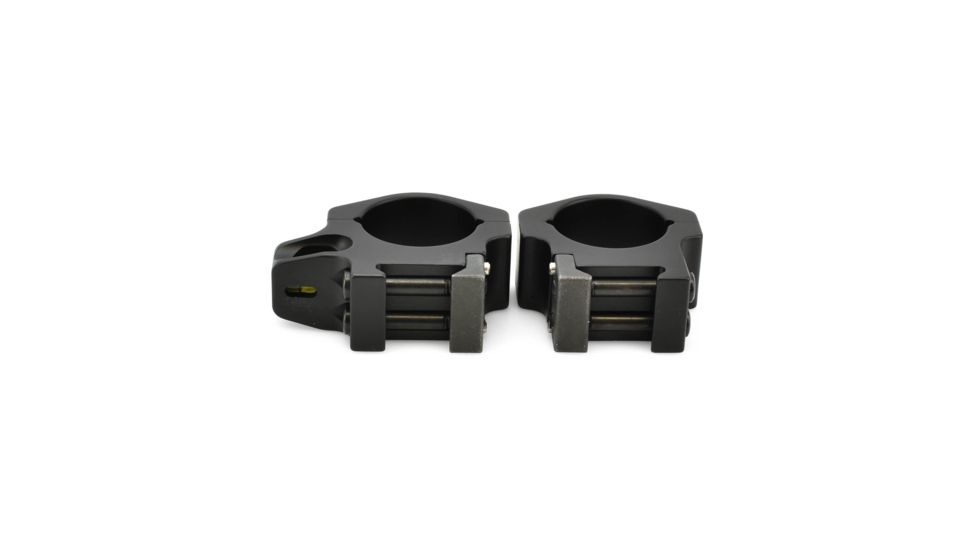 Precision Hardcore Gear Force Recon Tactical Rings, w/ level - 30MM Medium, Black, HC-91511