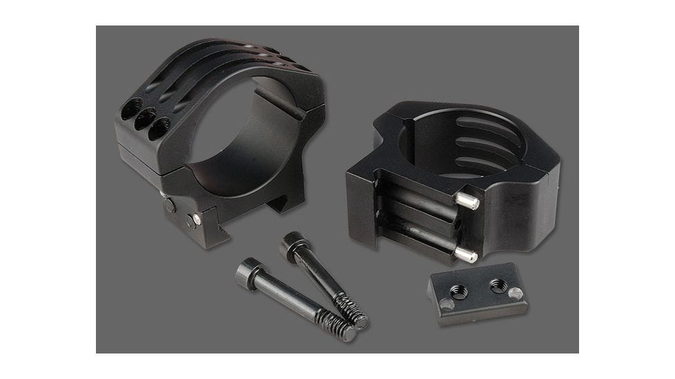 Precision Hardcore Gear Ranger Tactical Rings - 30MM Medium, Black, HC-91611