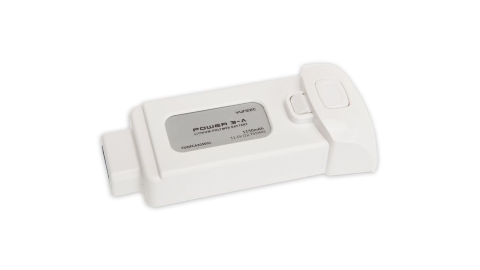 Yuneec Breeze 1150mAh 2s/11.1V -12.765 Lithium Polymer Battery, White, YUNFCA105001