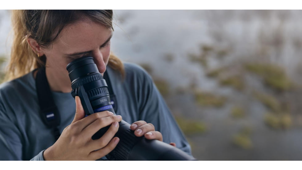 Zeiss Conquest Apia 20-50x65mm Spotting Scope, Angled, Black, 528073-9901-000